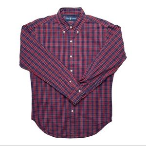 Polo Ralph Lauren Button Up Shirt Long Sleeve Men’s Size Small Plaid